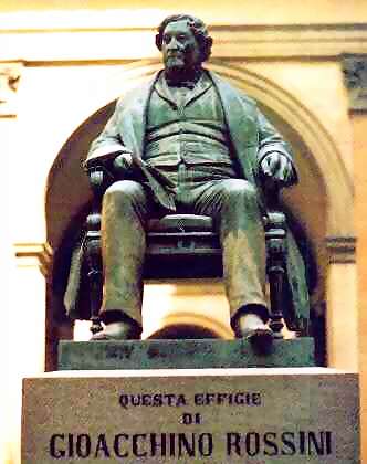 Statue von gioacchion Rossini