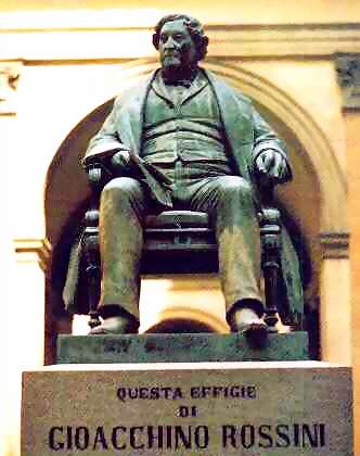 Statue von gioacchion Rossini