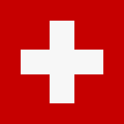 Schweizer Kreuz - offizielle Flagge der Schweiz