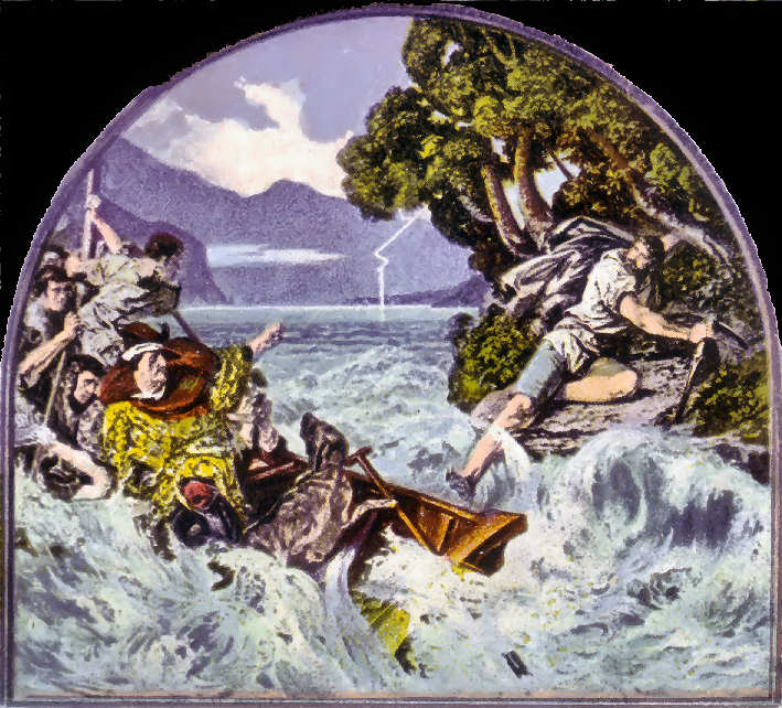 Wilhelm Tells Apfelschuss zu Altdorf