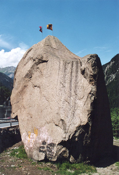 Teufelsstein in Göschenen